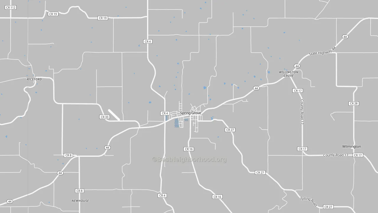 Transit Grade map of 55974, MN