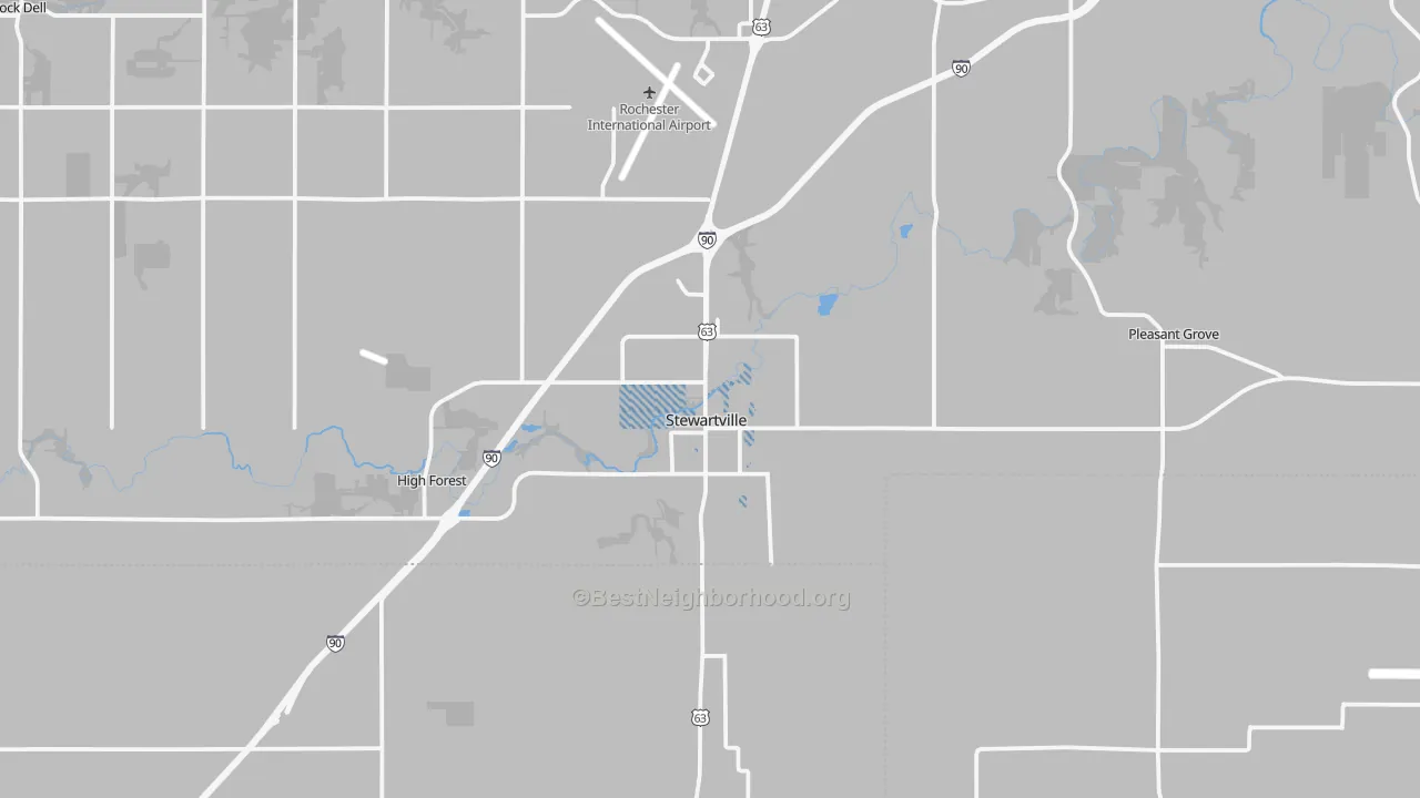 Transit Grade map of 55976, MN