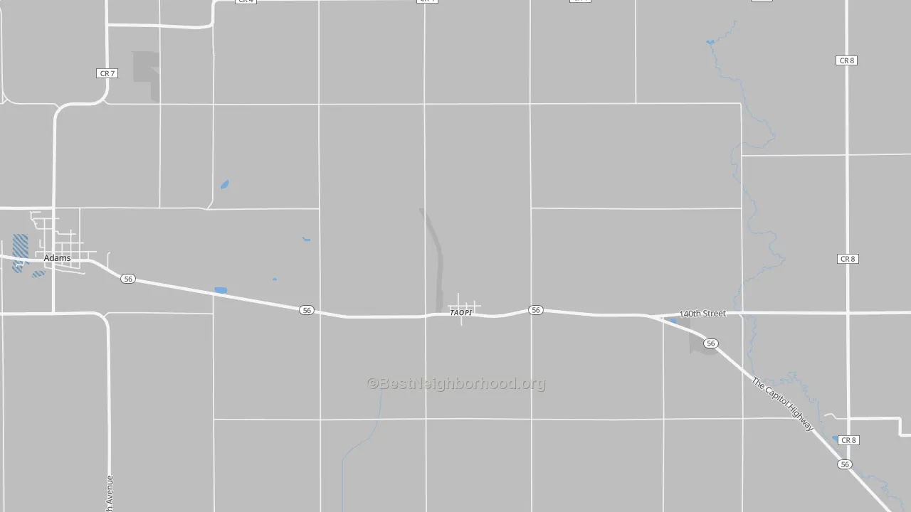 Transit Grade map of 55977, MN