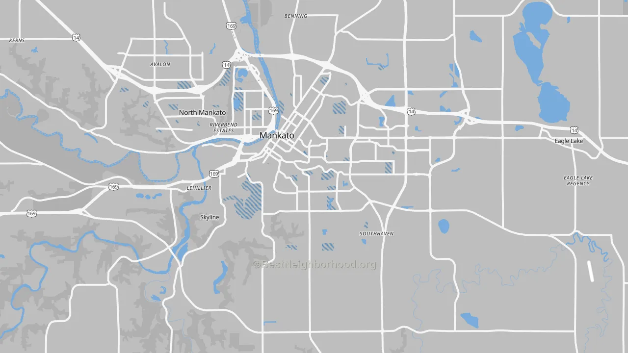 Transit Grade map of 56001, MN