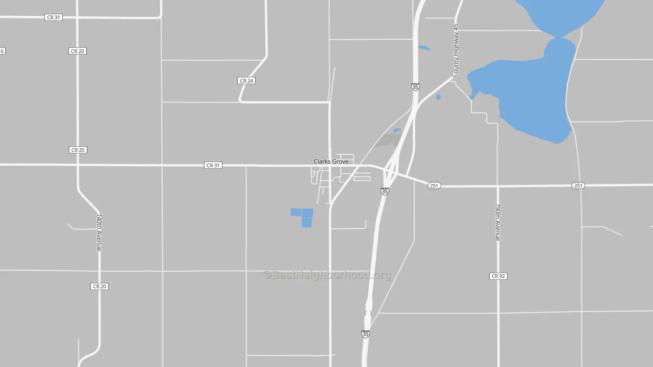 Transit Grade map of 56016, MN