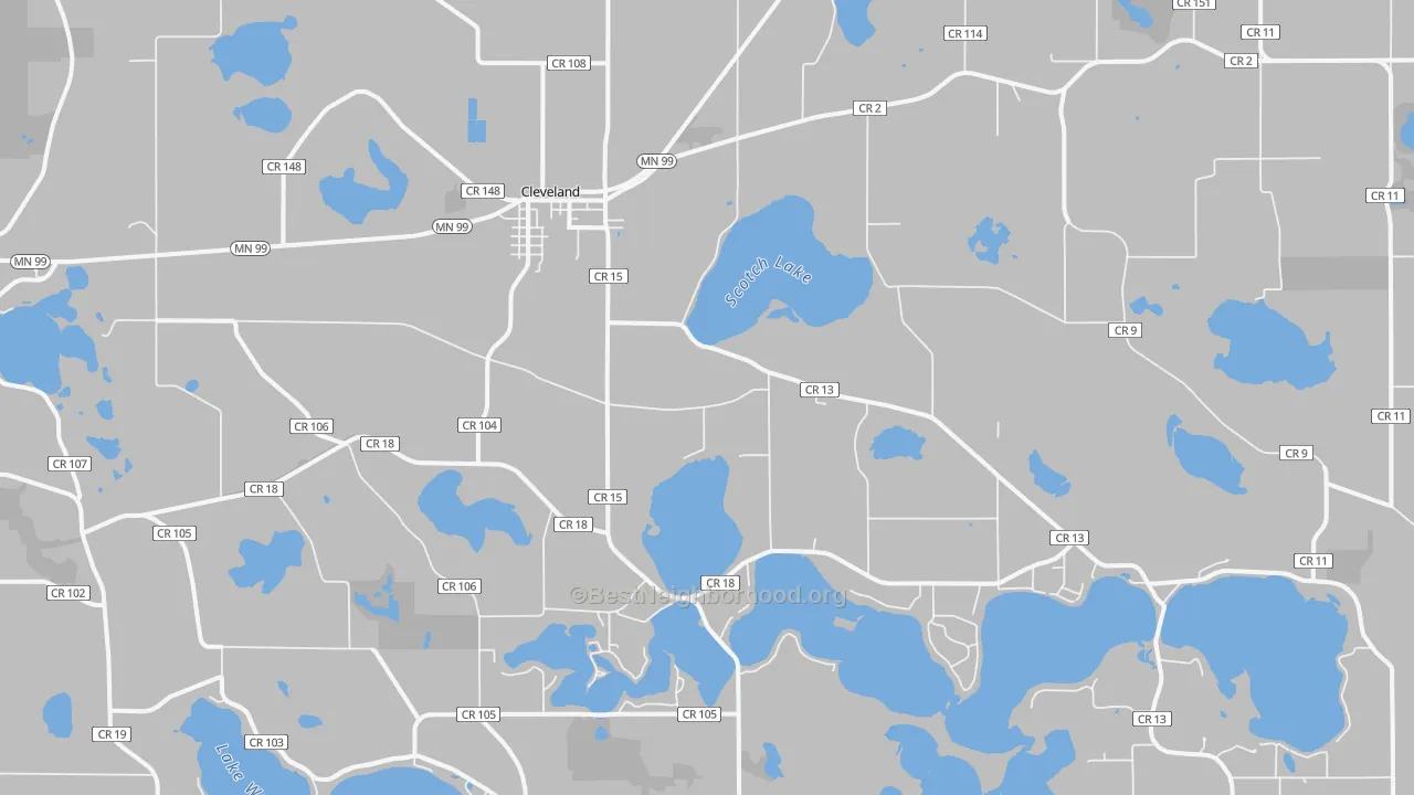 Transit Grade map of 56017, MN