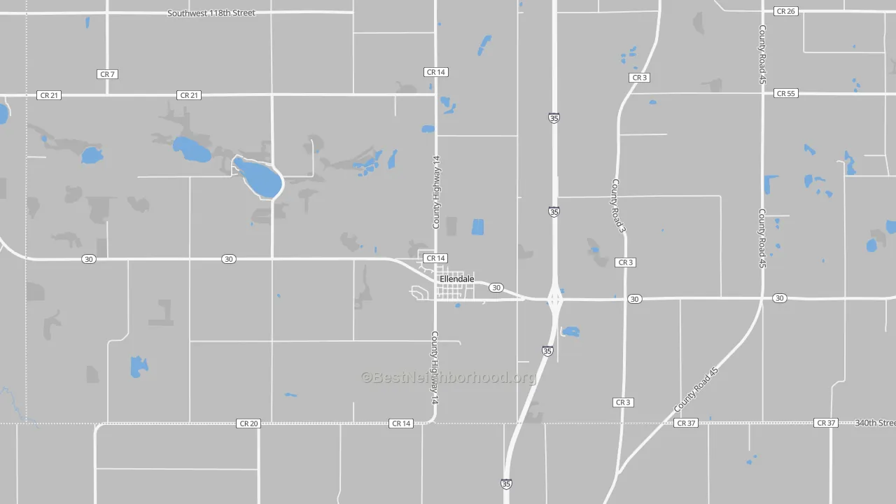 Transit Grade map of 56026, MN