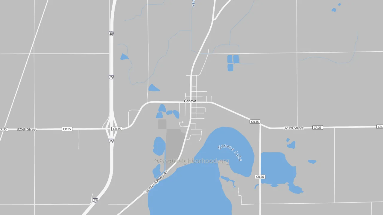Transit Grade map of 56035, MN