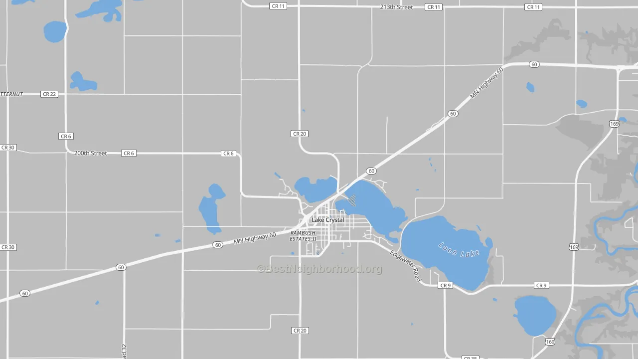 Transit Grade map of 56055, MN