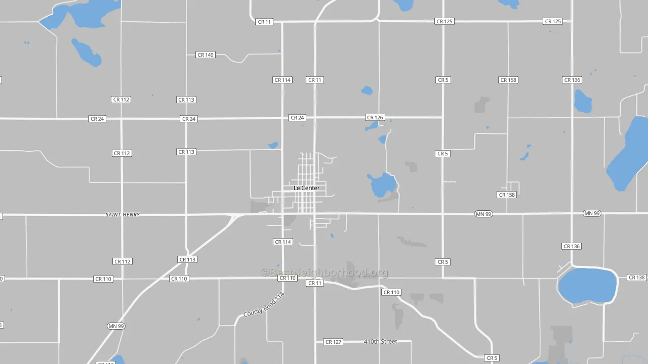Transit Grade map of 56057, MN