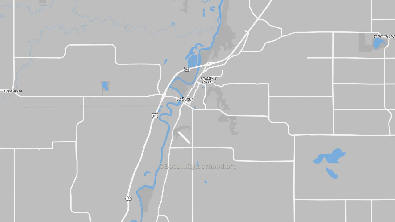 Transit Grade map of 56058, MN