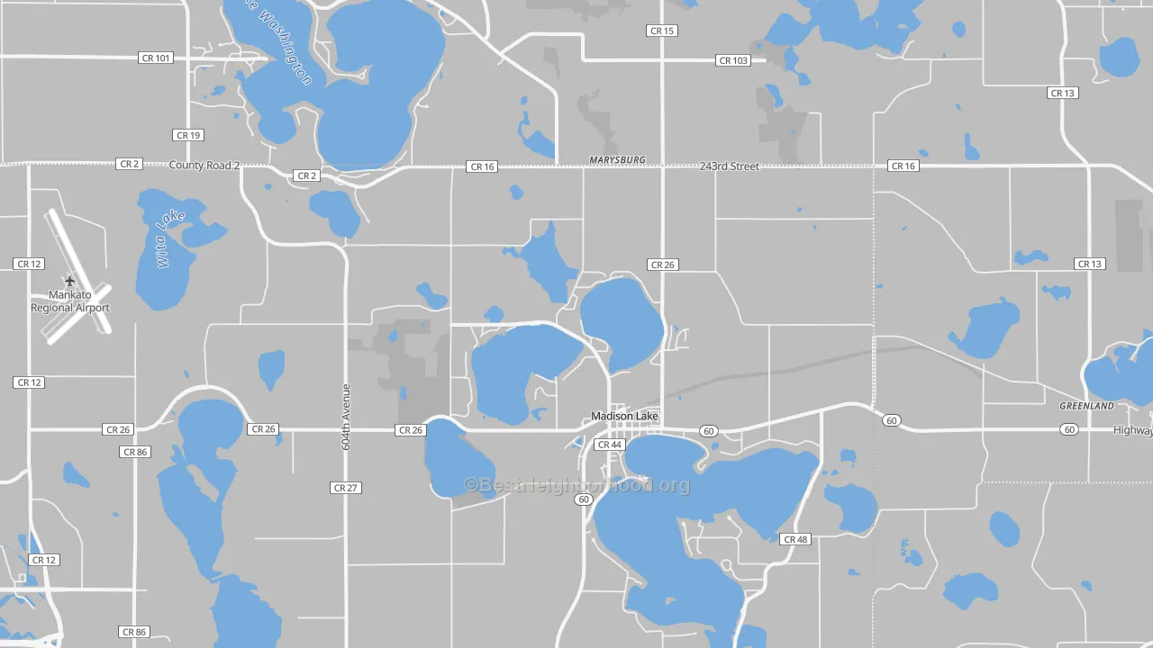 Transit Grade map of 56063, MN