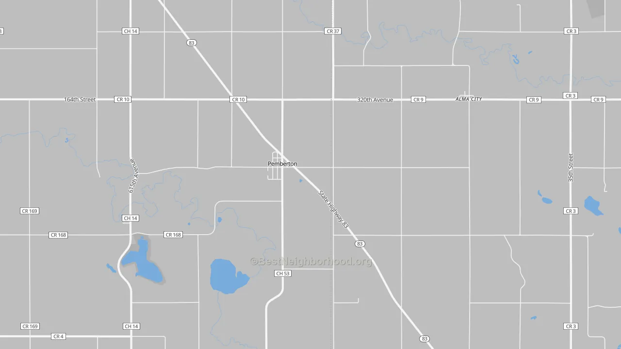 Transit Grade map of 56078, MN