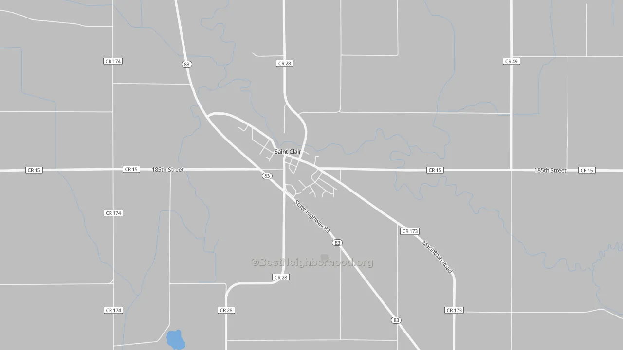Transit Grade map of 56080, MN