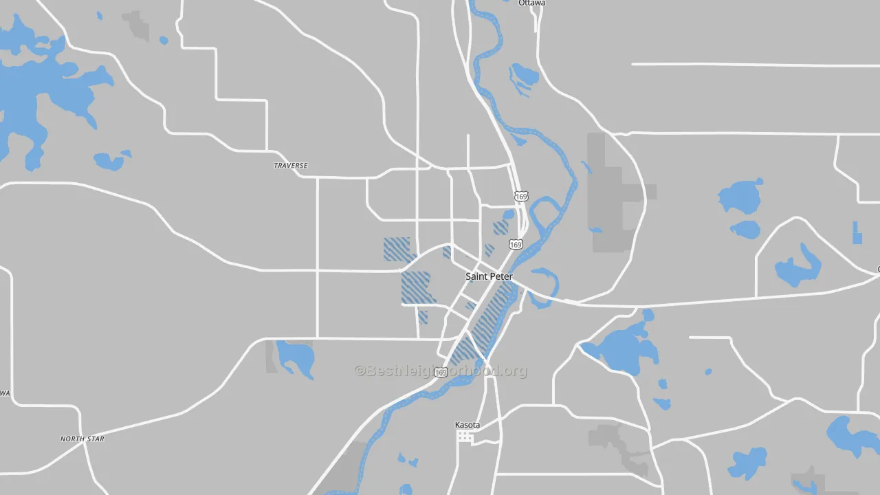 Transit Grade map of 56082, MN