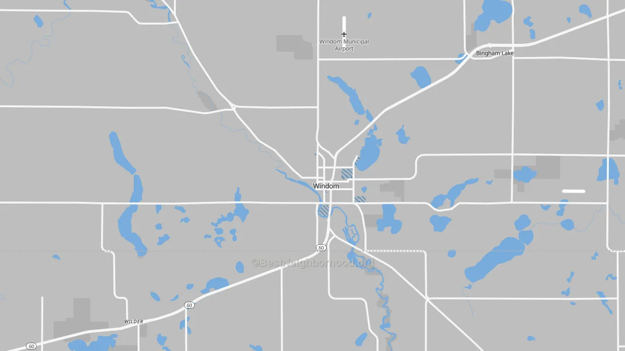 Transit Grade map of 56101, MN