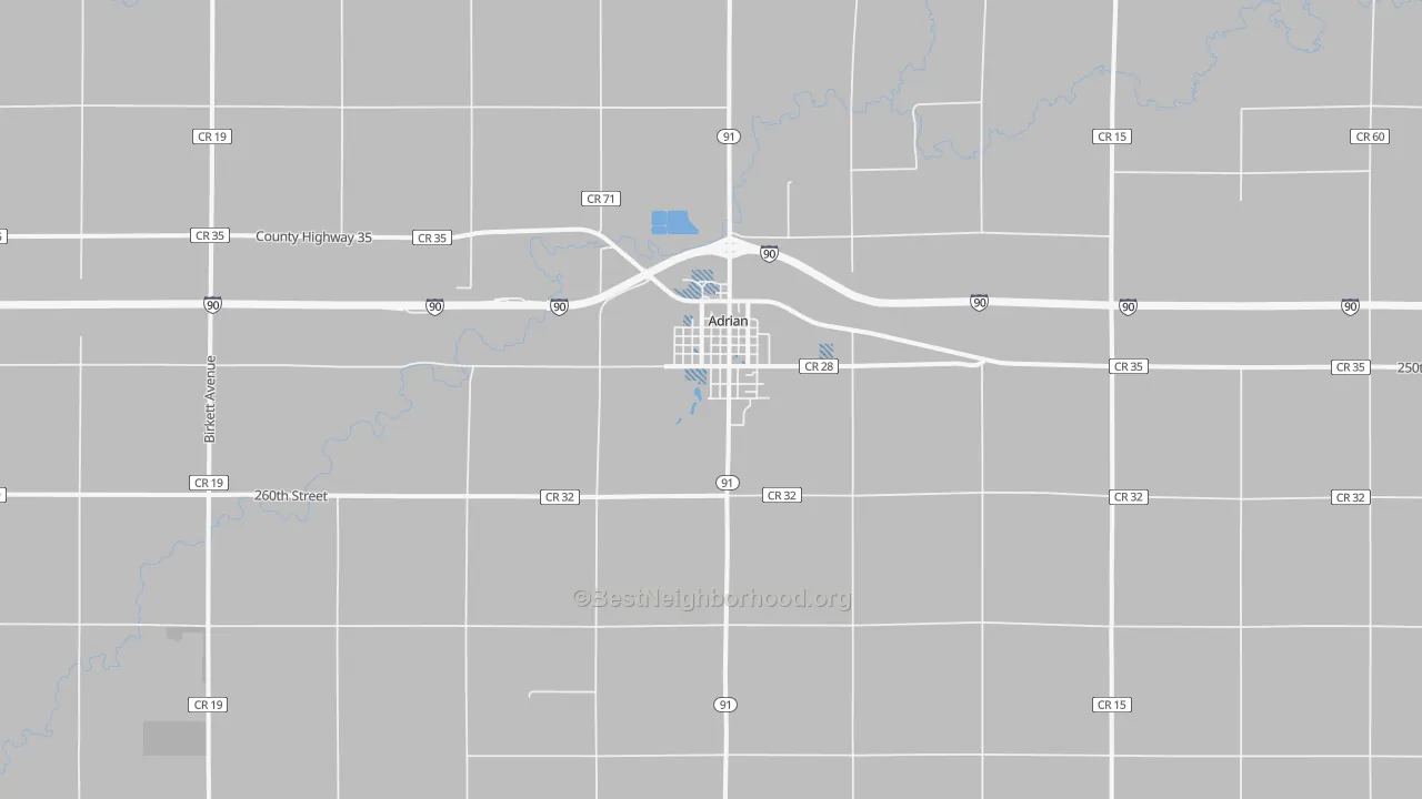 Transit Grade map of 56110, MN