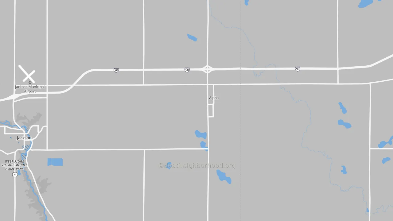 Transit Grade map of 56111, MN