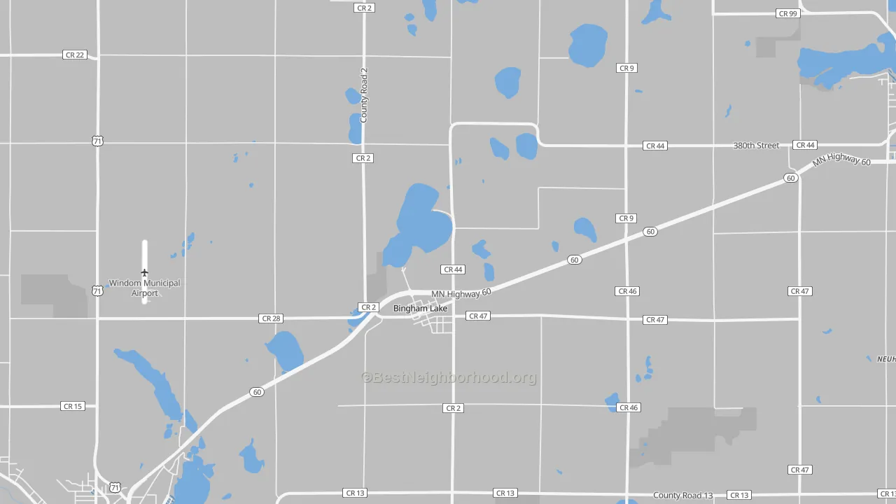 Transit Grade map of 56118, MN