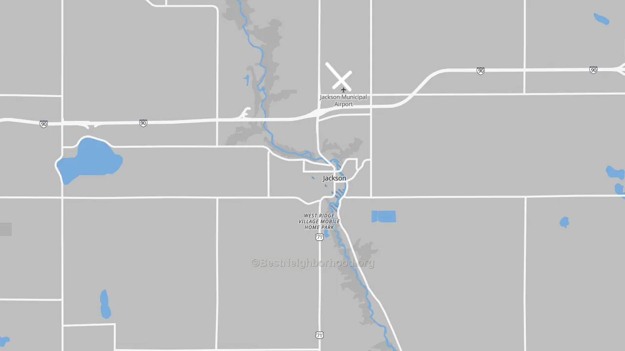 Transit Grade map of 56143, MN