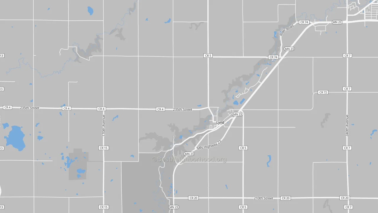 Transit Grade map of 56157, MN