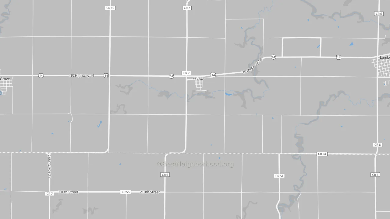 Transit Grade map of 56166, MN