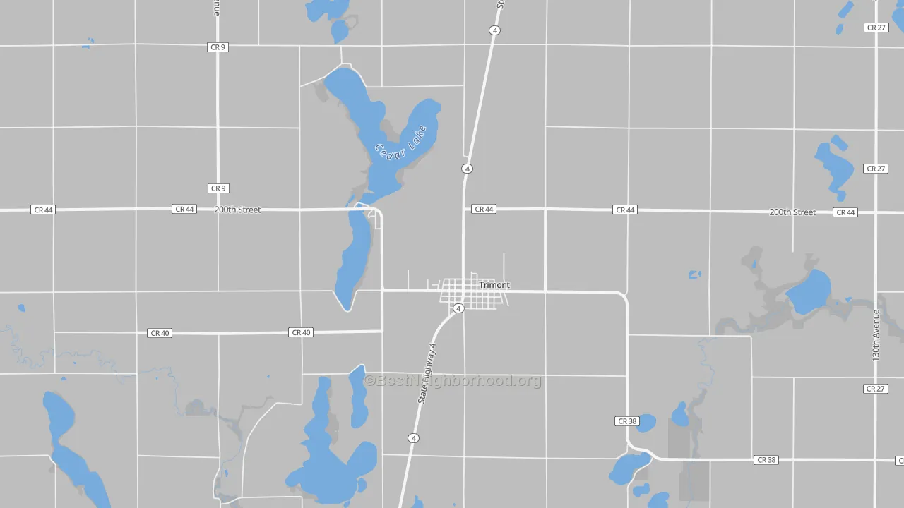 Transit Grade map of 56176, MN