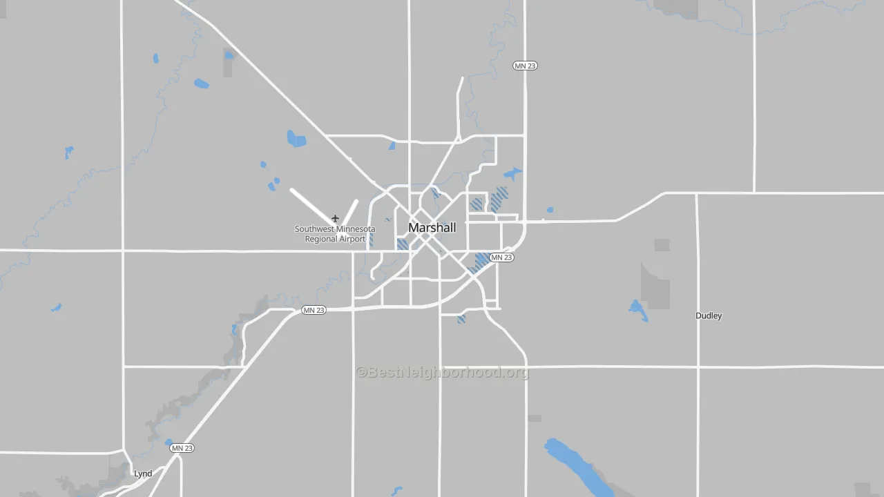 Transit Grade map of 56258, MN