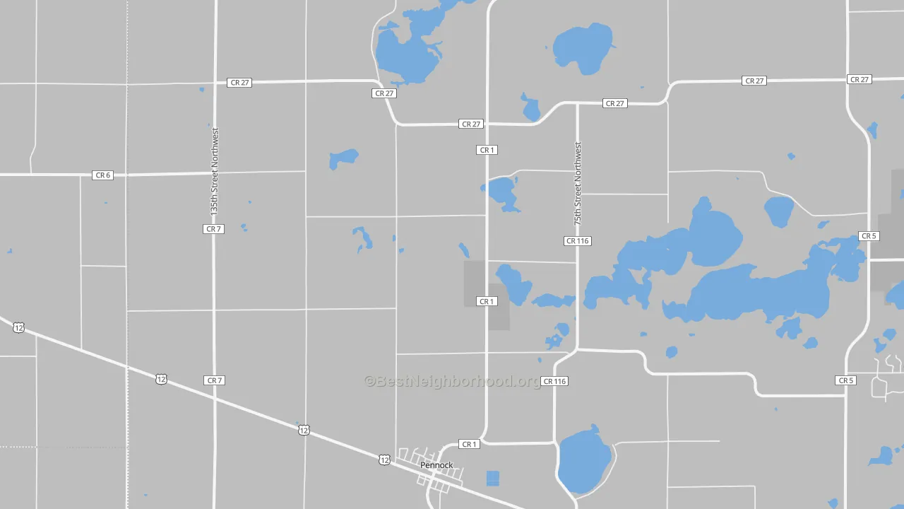 Transit Grade map of 56279, MN