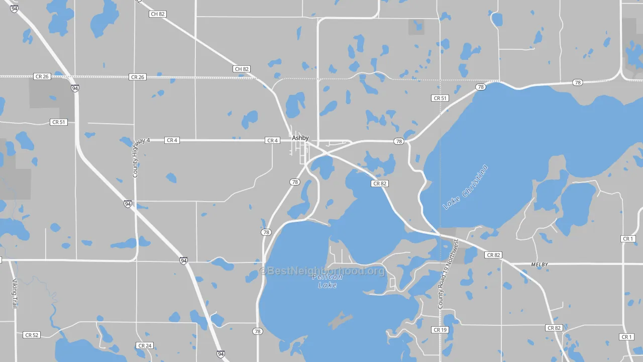 Transit Grade map of 56309, MN