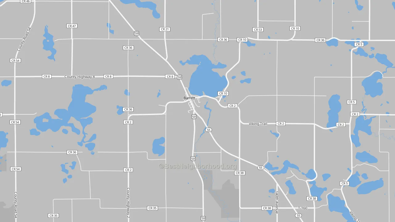 Transit Grade map of 56311, MN