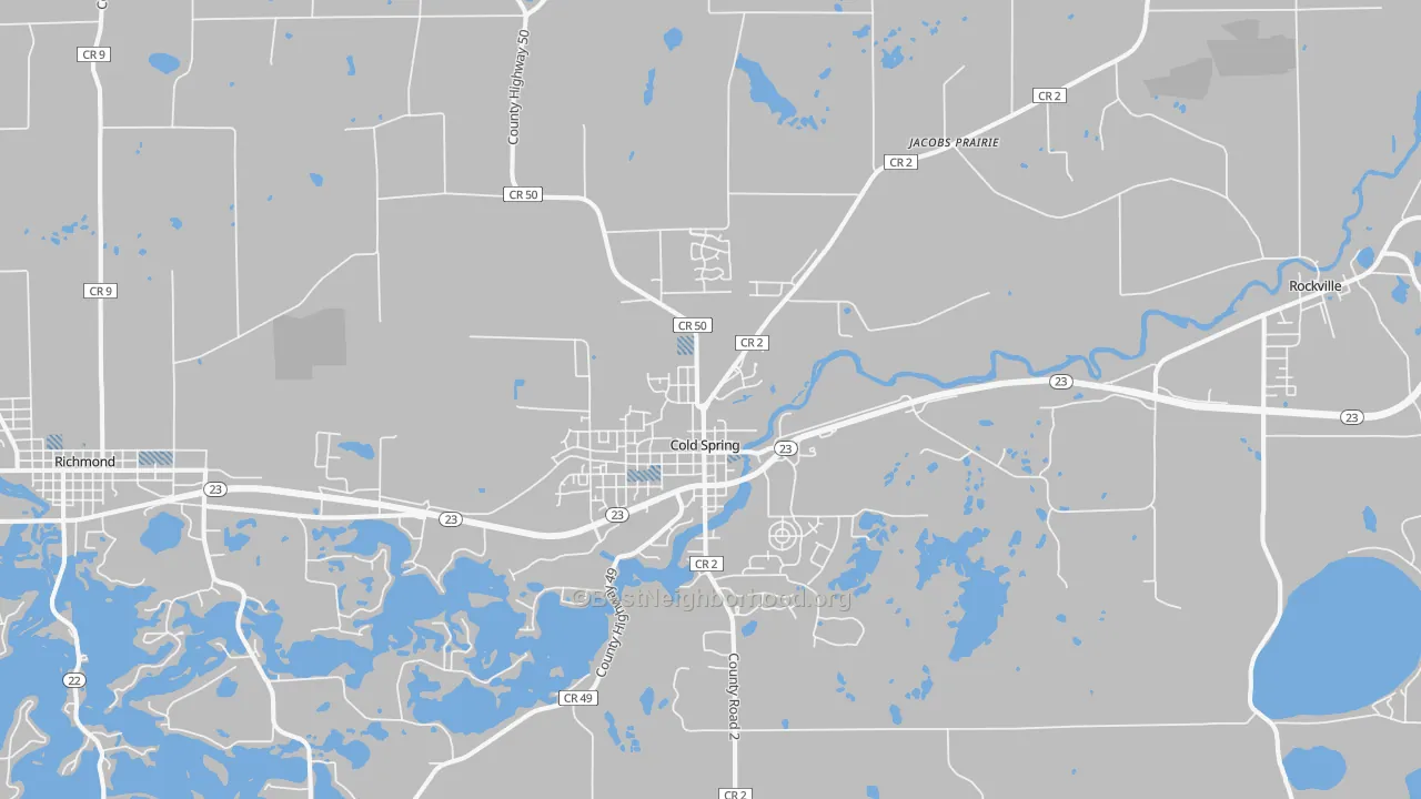 Transit Grade map of 56320, MN