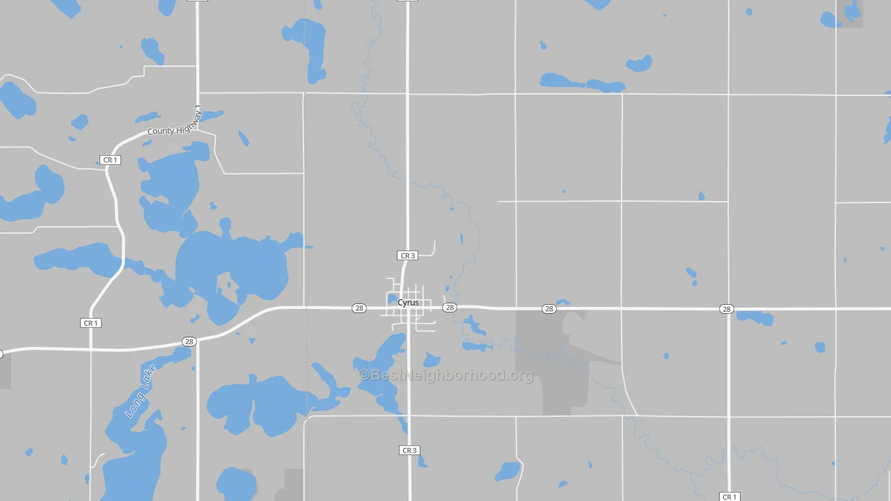 Transit Grade map of 56323, MN
