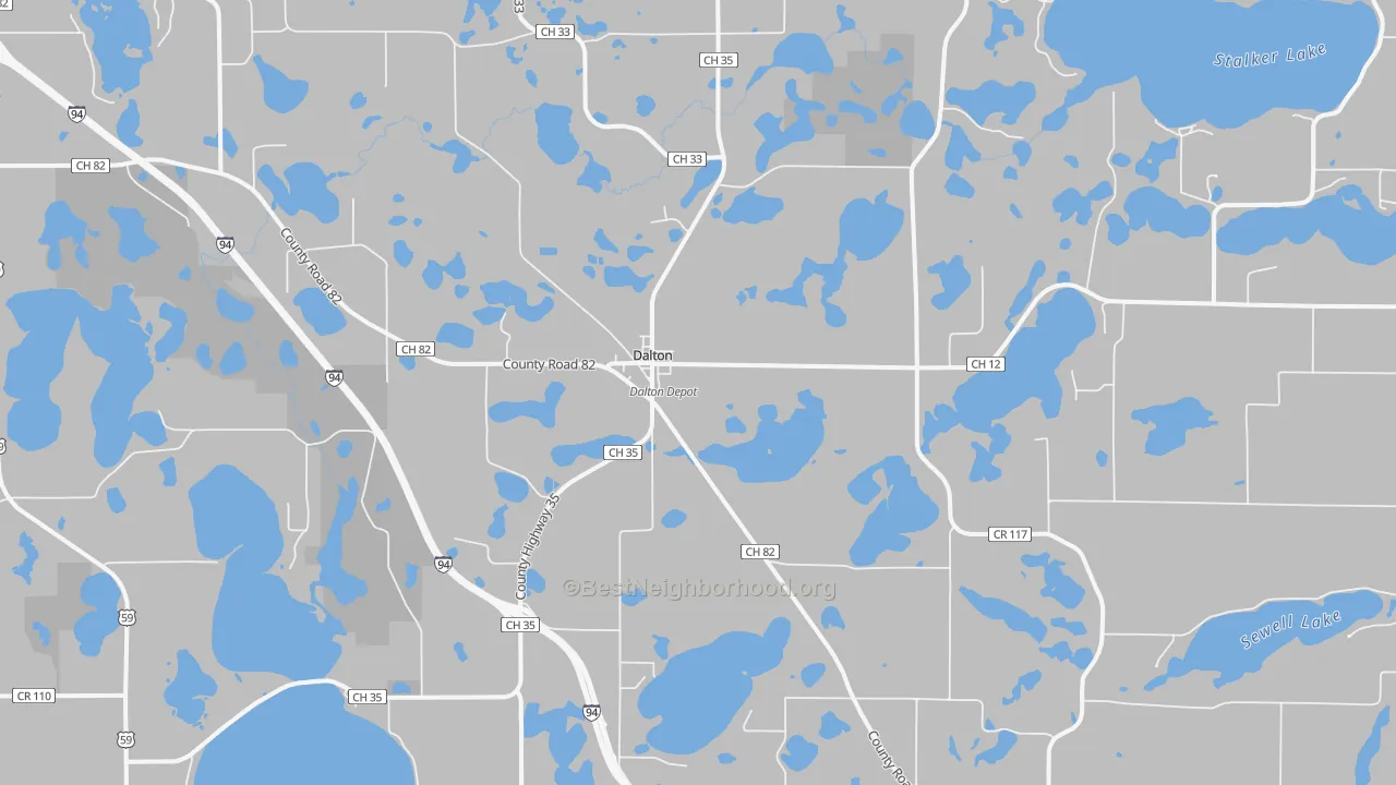 Transit Grade map of 56324, MN