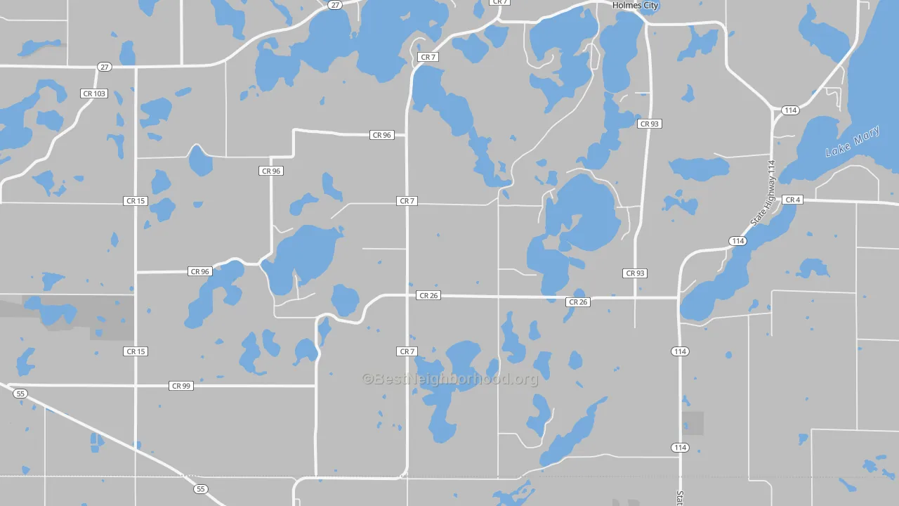 Transit Grade map of 56327, MN