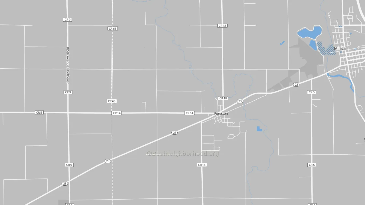 Transit Grade map of 56330, MN
