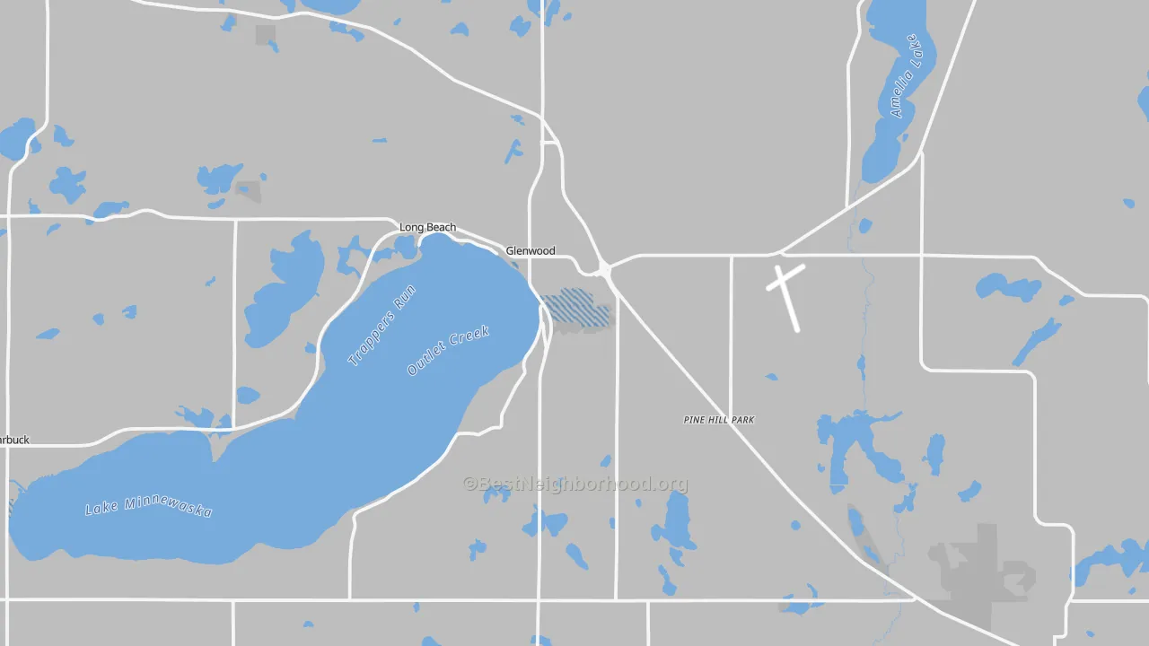 Transit Grade map of 56334, MN