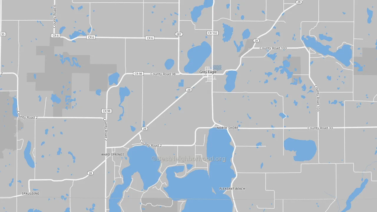 Transit Grade map of 56336, MN