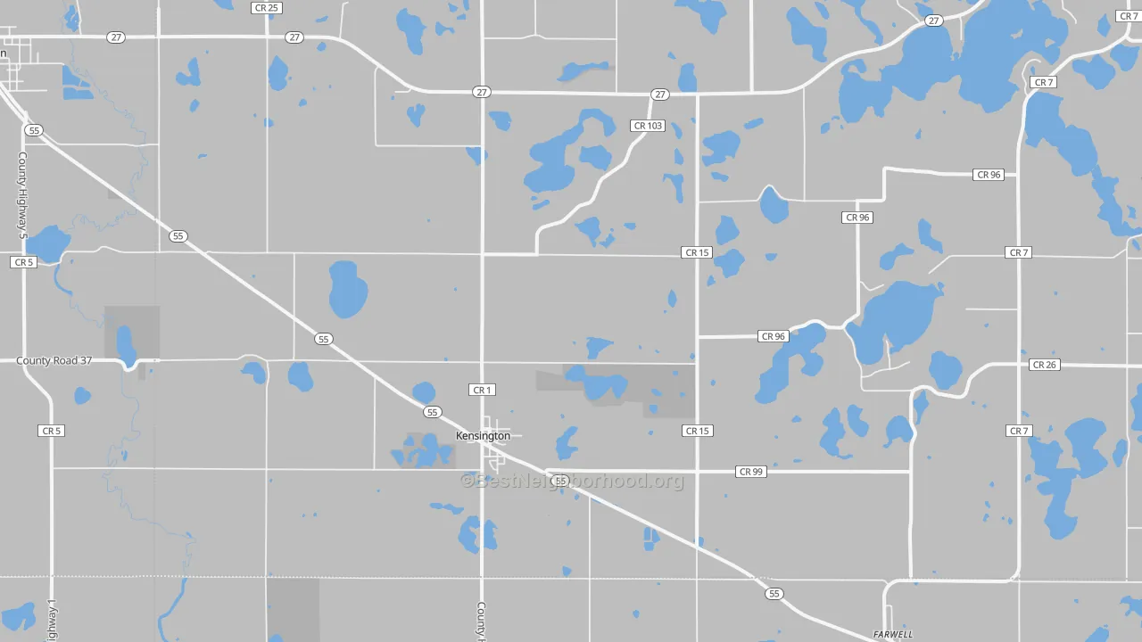 Transit Grade map of 56343, MN