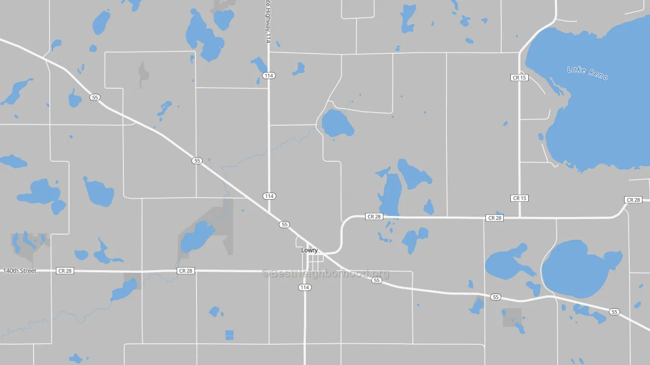 Transit Grade map of 56349, MN