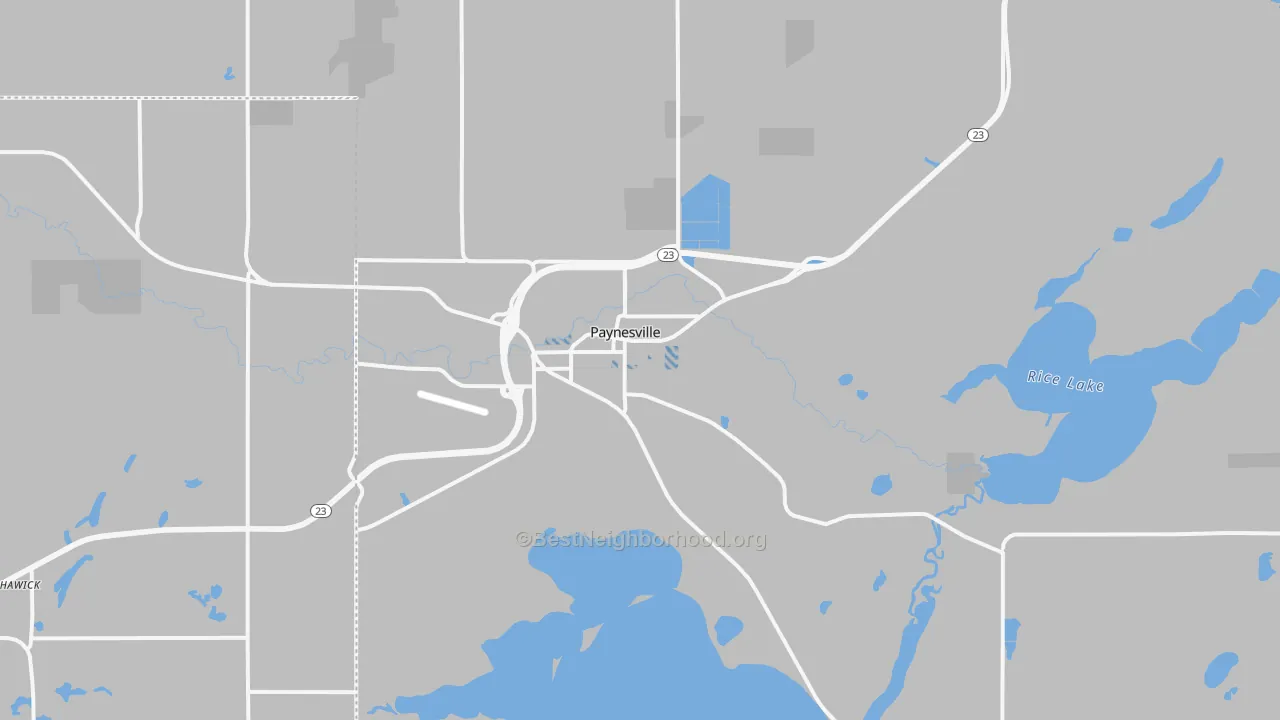 Transit Grade map of 56362, MN