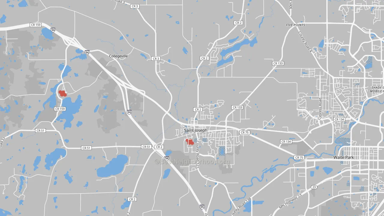 Transit Grade map of 56374, MN