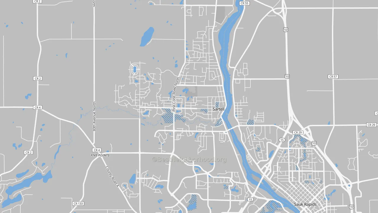 Transit Grade map of 56377, MN