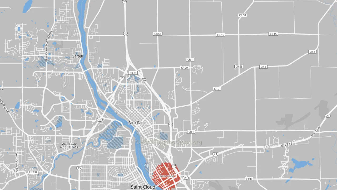 Transit Grade map of 56379, MN