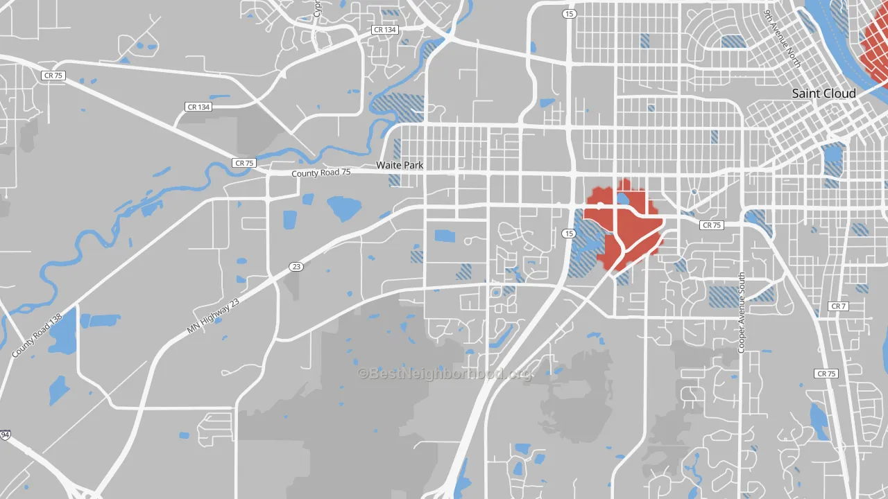Transit Grade map of 56387, MN