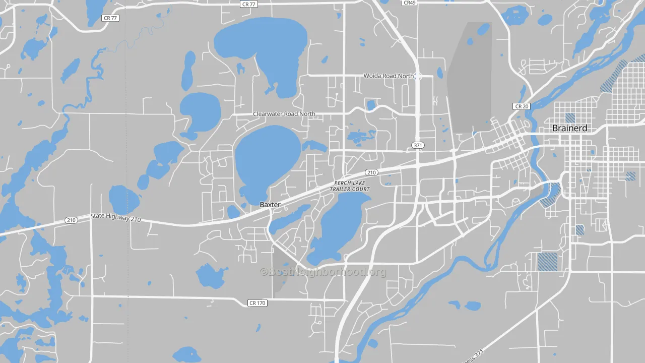 Transit Grade map of 56425, MN