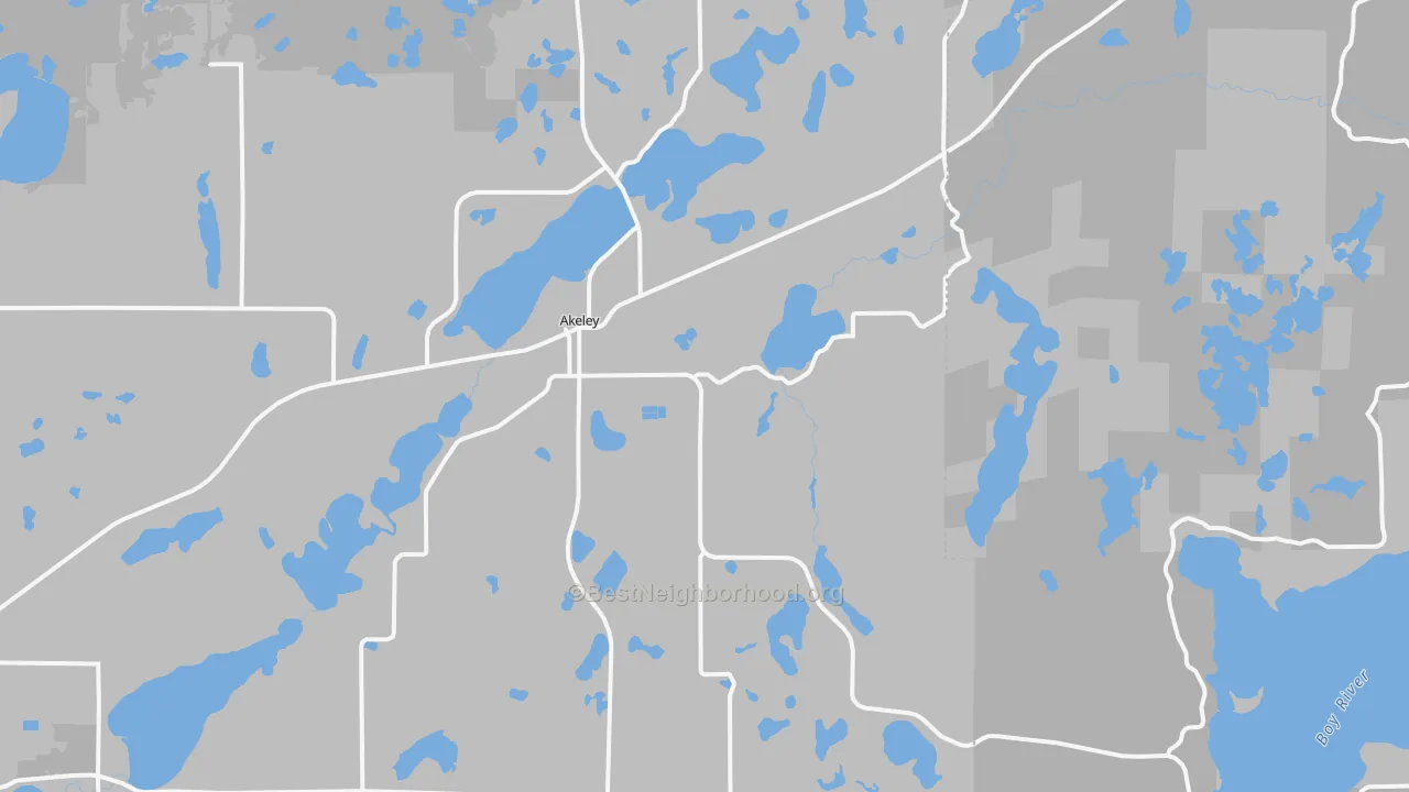 Transit Grade map of 56433, MN