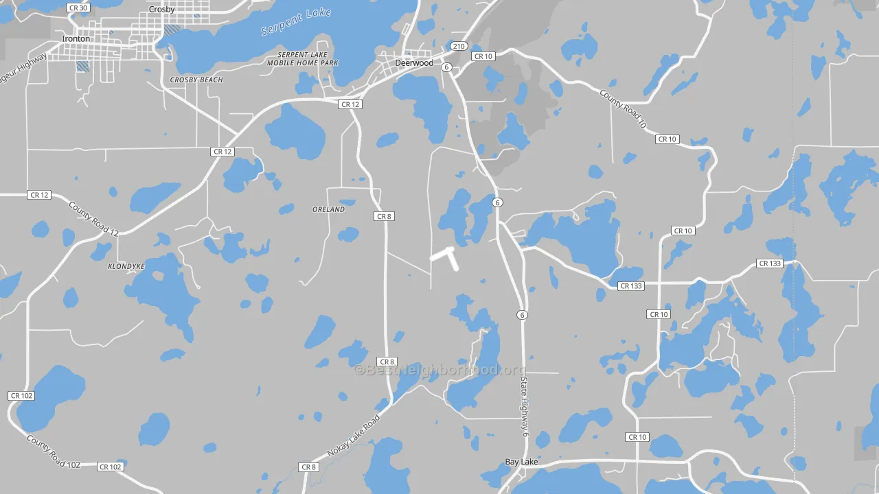 Transit Grade map of 56444, MN