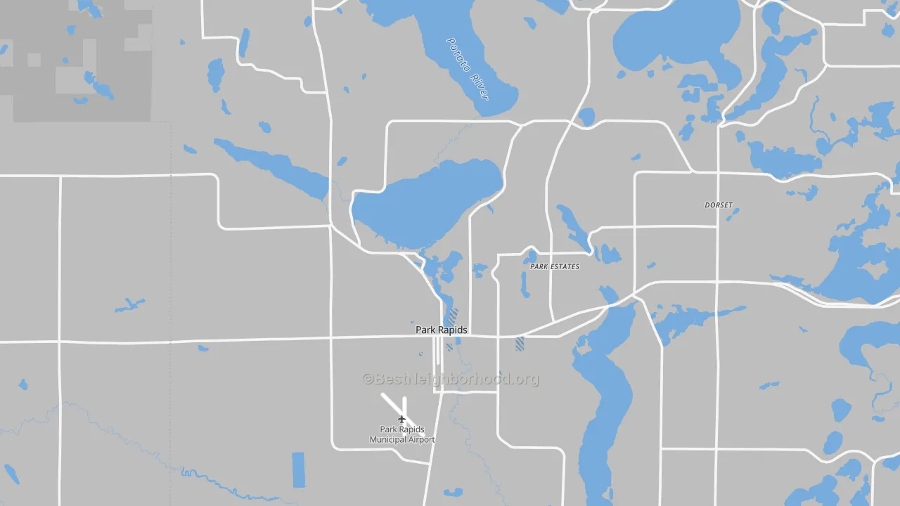 Transit Grade map of 56470, MN