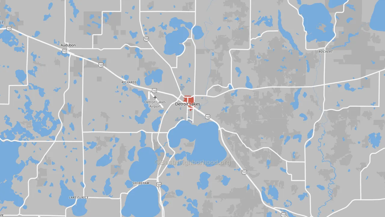 Transit Grade map of 56501, MN