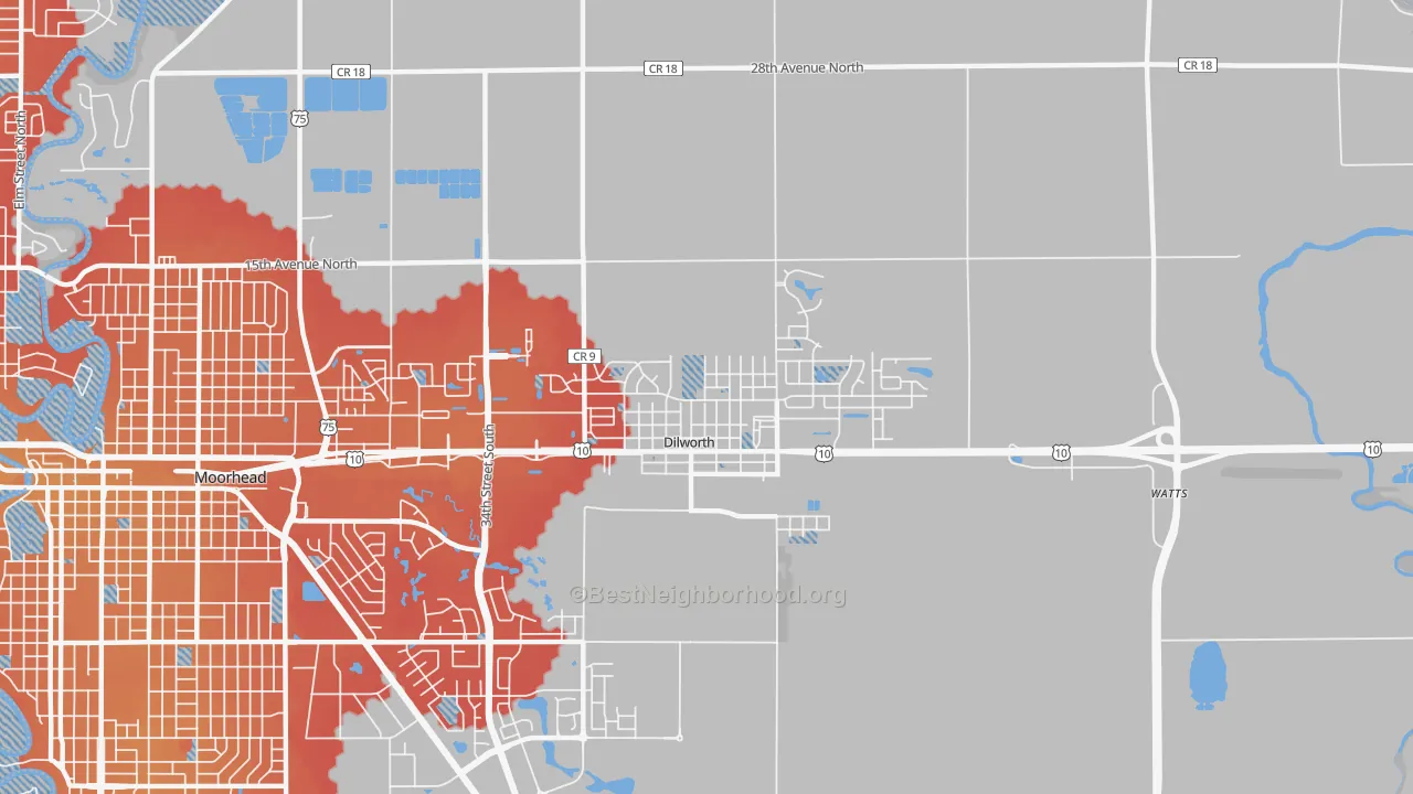 Transit Grade map of 56529, MN