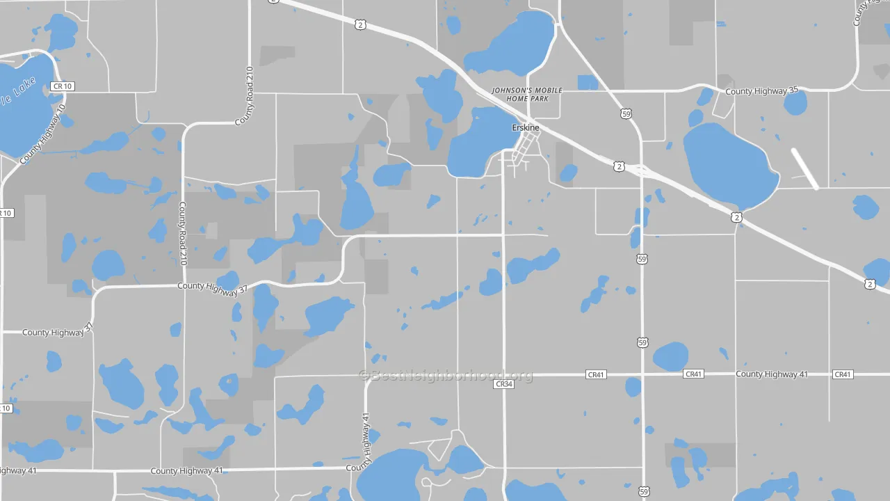 Transit Grade map of 56535, MN