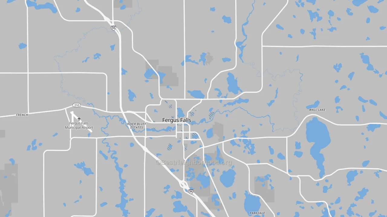 Transit Grade map of 56537, MN