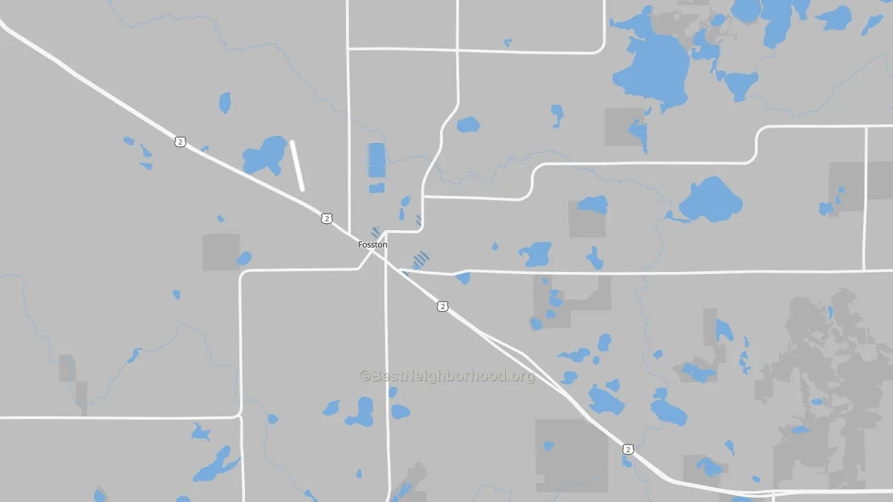 Transit Grade map of 56542, MN